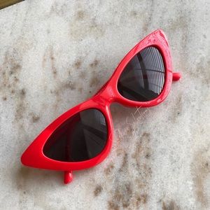 Red Cateye Sunglasses